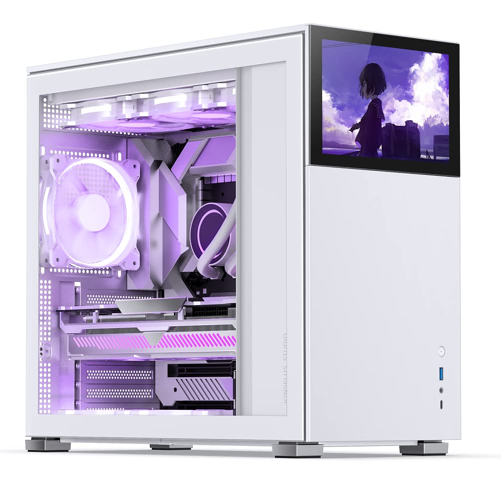 【新品】jonsbo d41 std pcケース Jonsbo D41 ATX kasa, sertleştirilmiş cam - beyaz : Amazon.com.tr